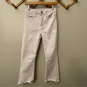 Just Black Denim Women's White Slight Flare Jeans